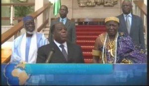 Le comité excecutif de la CDVR a été reçu par le Président de la république Alassane Ouattara