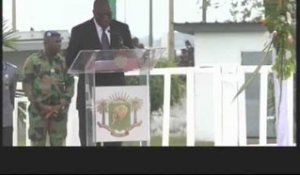 Etat-major général: le Président Ouattara rend hommage aux soldats tombés sur le champ d`honneur