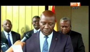 Le Président ghanéen John Dramani a éffectué une visite d'amitié en Côte d'ivoire