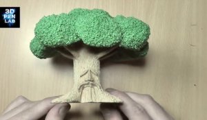 Cet arbre est créé avec un stylo 3D seulement !