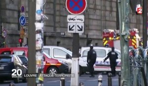 Attaque au Louvre : un homme a attaqué un militaire à l'arme blanche
