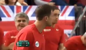 Le tennisman Denis Shapovalov tire dans la tête de l'arbitre