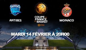LIVE - Coupe de France - 1/4 de finale | Antibes (Pro A) - Monaco (Pro A)