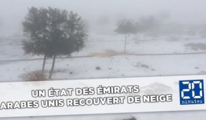 Un État des Émirats Arabes Unis recouvert de neige