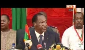 Les temps forts du mini sommet extraordinaire de Ouagadougou sur la crise malienne