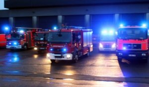 Les pompiers en colère mettent le feu à la caserne de La Louvière