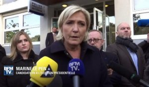 Affaire Théo: "Inadmissible de clouer au pilori des policiers" avant l’enquête, dit Marine Le Pen