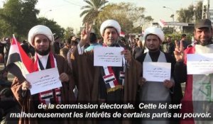 Manifestation de partisans de Sadr pour réclamer des réformes