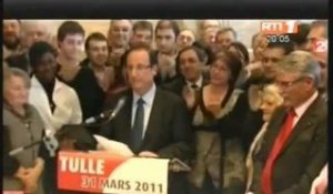 Portrait du nouveau président de la république française SEM François Hollande