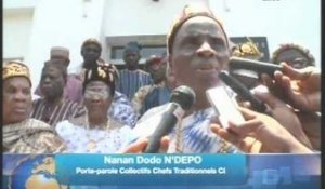 Reconciliation:Les chefs traditionnels de Cȏte d'Ivoire ont rencontré le 1er ministre Ahoussou