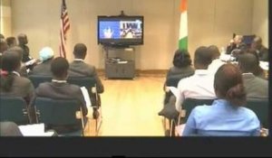 Les étudiants de l'ISTC ont assisté à une visio conférence à l'ambassade des USA