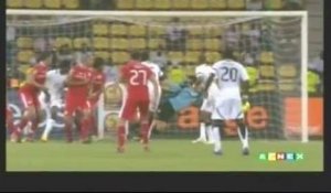 CAN 2012/Quart de finale. Temps forts du match Ghana - Tunisie (2-1)