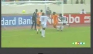 CAN 2012/Match Côte d'Ivoire - Soudan. (1-0). Drogba marque à la 39ème Minute