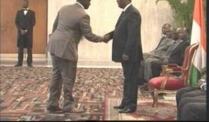 Le Personnel de la Présidence a presenté ses voeux au Chef de l'Etat Alassane Ouattara