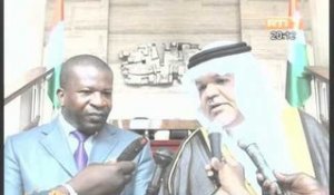 Le President de la république a reçu en audience l'ambassadeur de l'Arabie Saoudite en CI