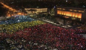 Les Roumains de nouveau dans la rue contre le gouvernement