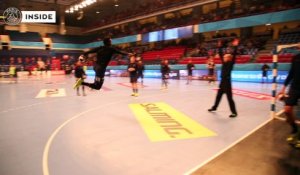 En image l'inside de PSG Handball - Silkeborg en ligue des champions