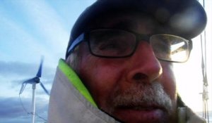 D100 : Rich Wilson's conditions as he is at the latitude of Morrocco / Vendée Globe