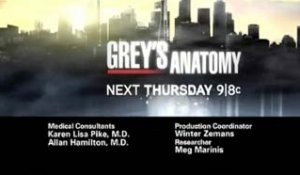 Grey's Anatomy - Promo - 6x21