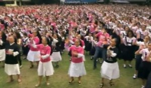 Philippines : un flashmob géant contre les violences faites aux femmes