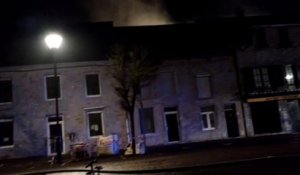 Viroinval: incendie dans le centre de Nismes