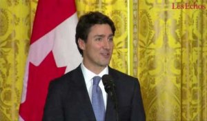 CETA : Justin Trudeau en Europe pour faire l'éloge du libre-échange
