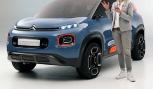 A bord du concept Citroën C-Aircross 2017