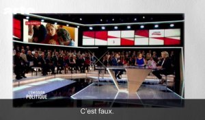 Marine Le Pen : intox à la taxe - DÉSINTOX - 16/02/2017