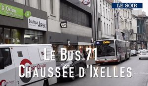 Mobilité à Bruxelles : Le bus 71 Chaussée d'Ixelles