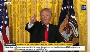 États-Unis : Donald Trump traite une nouvelle fois cette nuit plusieurs médias "d'ennemis des Américains"