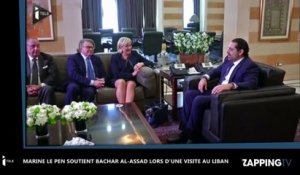 Marine Le Pen : Bachar Al-Assad est "la seule solution viable" en Syrie (vidéo)