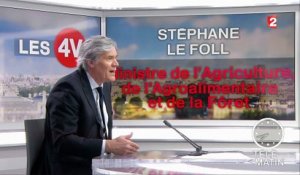 Les 4 Vérités - Le Foll : Bayrou a "le sens de la responsabilité"