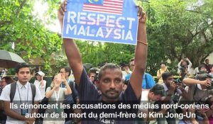 Kuala Lumpur: manifestation devant l'ambassade de Corée du Nord