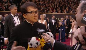 Jackie Chan avec ses pandas pour UNICEF