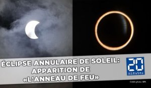 Eclipse annulaire de Soleil: L'apparition du spectaculaire «anneau de feu»