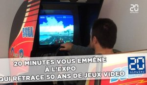 20 Minutes vous emmène à l'expo qui retrace 50 ans de jeux vidéo