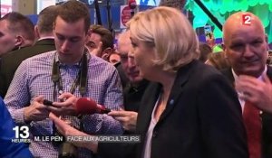 Marine Le Pen : face aux agriculteurs