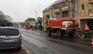 Fuite de gaz rue Saint-Denis