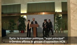 Syrie: la transition politique, "sujet principal" à Genève (HCN)