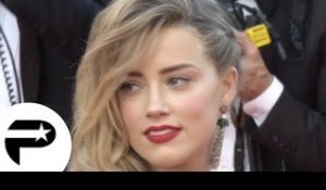 Amber Heard - Montée des marches de Cannes 2014