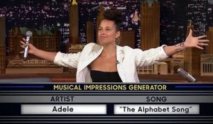Regardez la prestation incroyable d'Alicia Keys qui imite Adèle sur le plateau de Jimmy Fallon - VIDEO