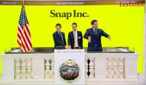 Entrée en fanfare pour Snapchat à Wall Street