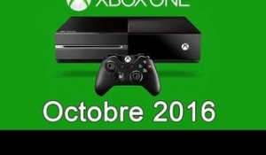 XBOX ONE - Les Jeux Gratuits d'Octobre 2016