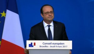 Conférence de presse à l'issue de la première journée au Conseil européen