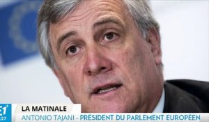 Tajani "convaincu" qu'Hollande "peut jouer un rôle" européen