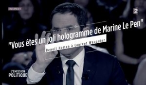 Benoît Hamon à Laurent Wauquiez : "Vous êtes un joli hologramme de Marine Le Pen"
