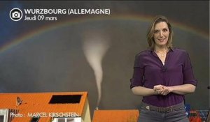 Tornade et arc-en-ciel simultanés en Allemagne