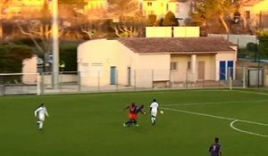 CFA - OM 2-1 Montpellier : le but d'Aaron Leya Iseka (25e)