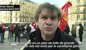 Les dératiseurs de la Ville de Paris en grève