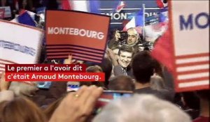 "Je suis le candidat de la feuille de paie" : la formule de Montebourg reprise par Valls, puis Hamon